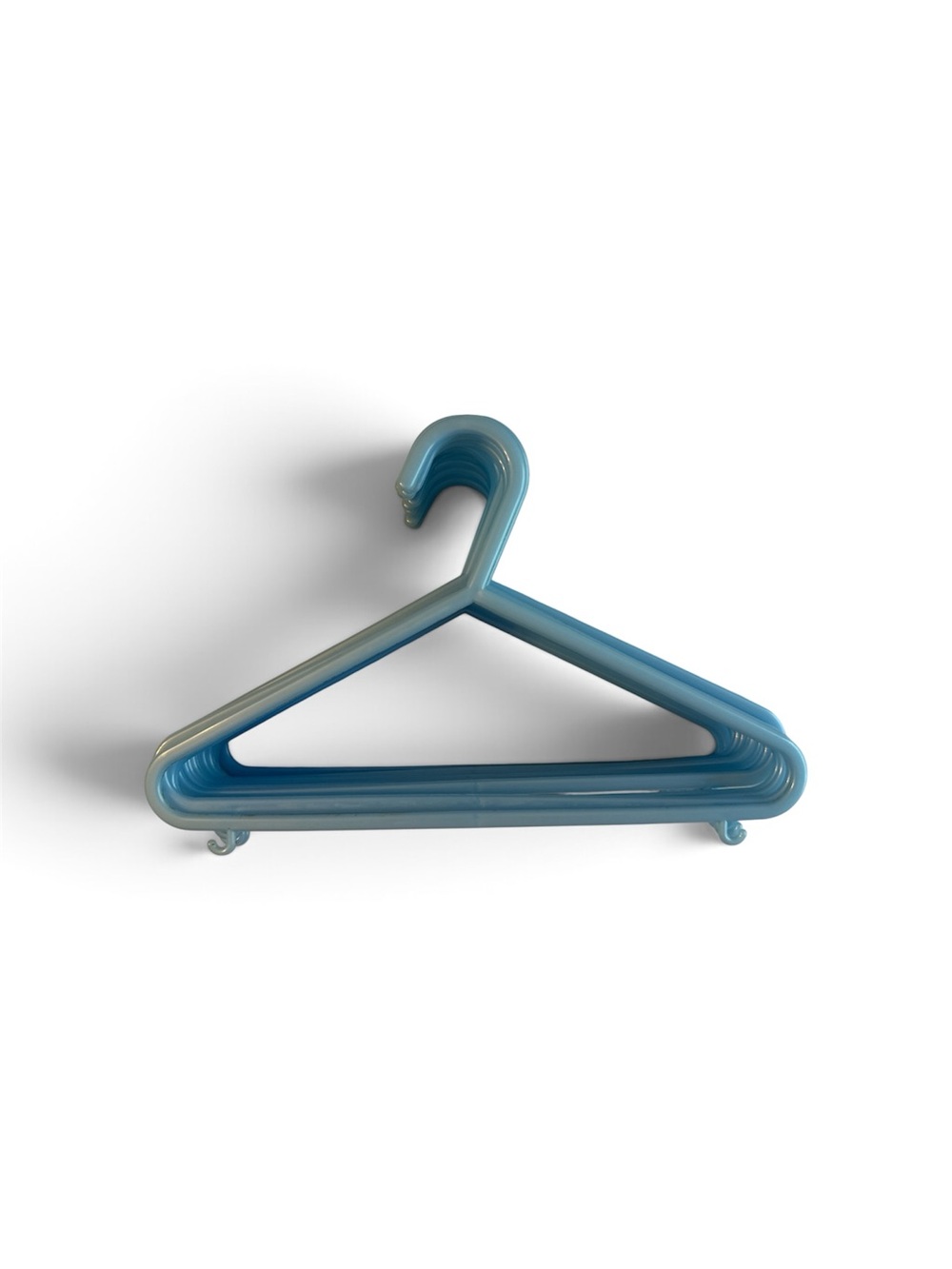 Lot of 20 Kid’s Children Baby Toddler Dog Blue Plastic Hangers for Clothes